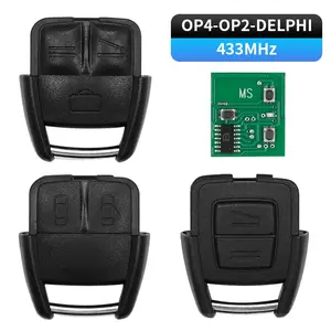 2/3Buttons Remote Car Key For VauxhallAstra 1998-2005 Opel Astra Vectra B Omega Viva OP2 OP4 DELPH 434mhz