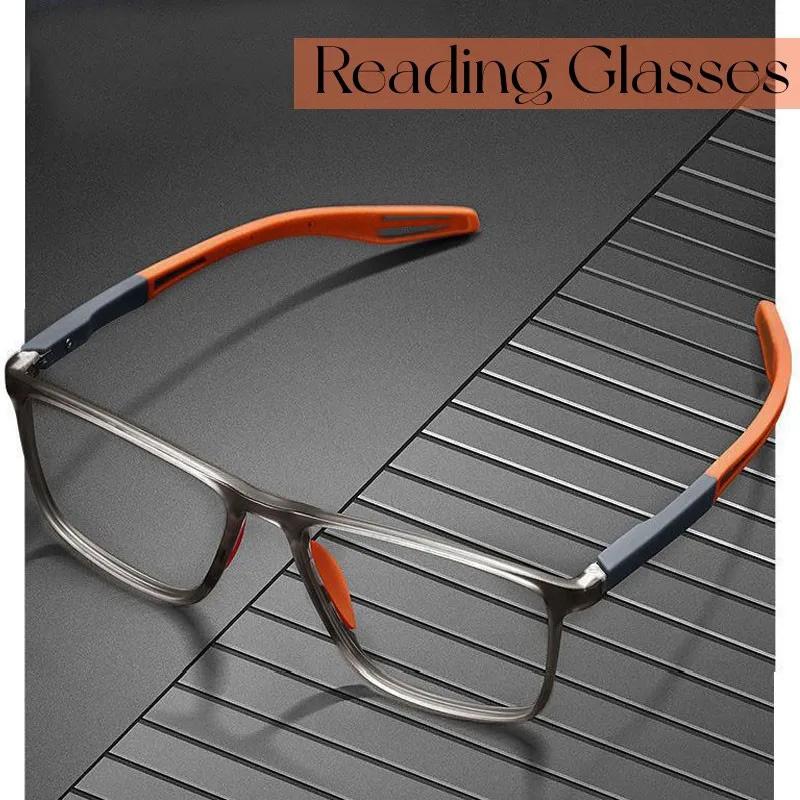 Anti-blue Light Reading Glasses Ultralight TR90 Sport Presbyopia Eyeglasses Women Men Far Sight Optical Eyewear Diopters To +1.0 To +4.0