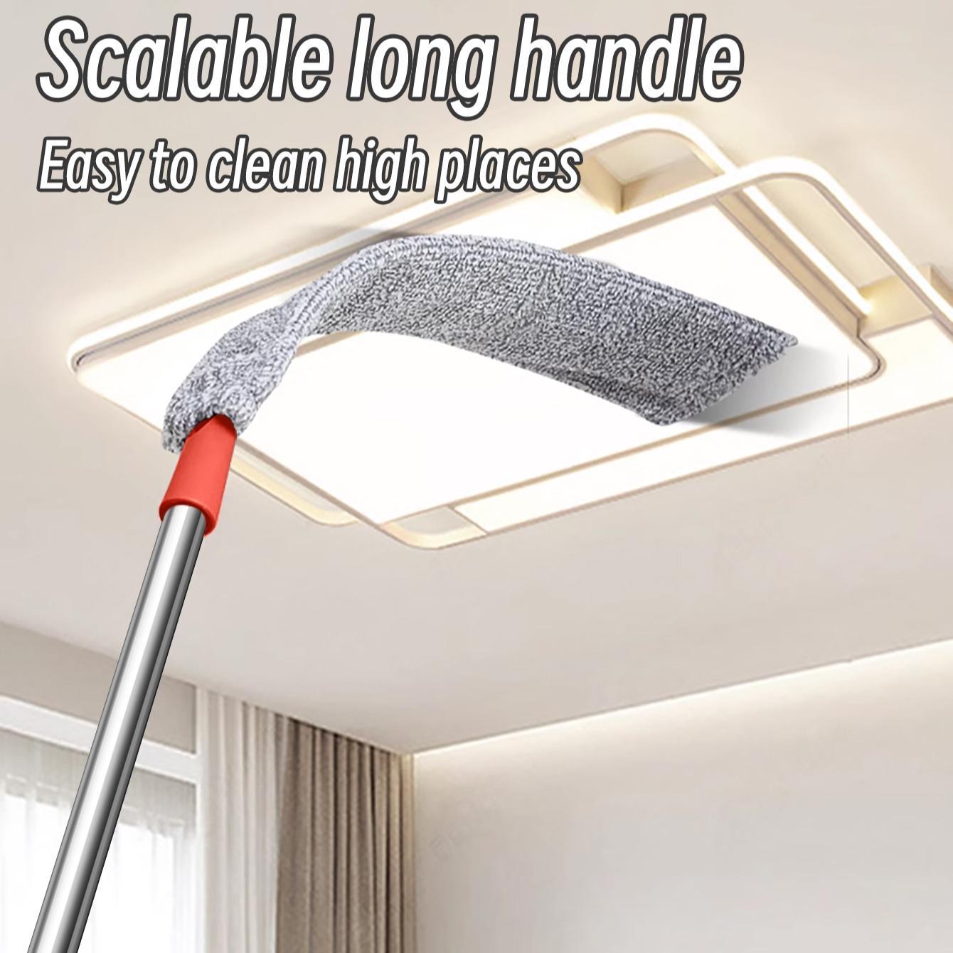 Retractable Dust Cleaning Brush, Long Handle Interior Dust Cleaning Brush, Household Cleaning Tool for Home Living Room Bedroom Sofa Under The Bed