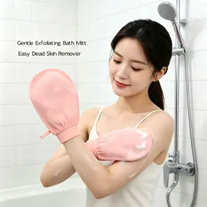 Viscose Fiber Body Exfoliating Gloves, Bathing Gloves for Smooth Skin, Gentle Exfoliation, Perfect for Daily Use, Soft and Durable Material