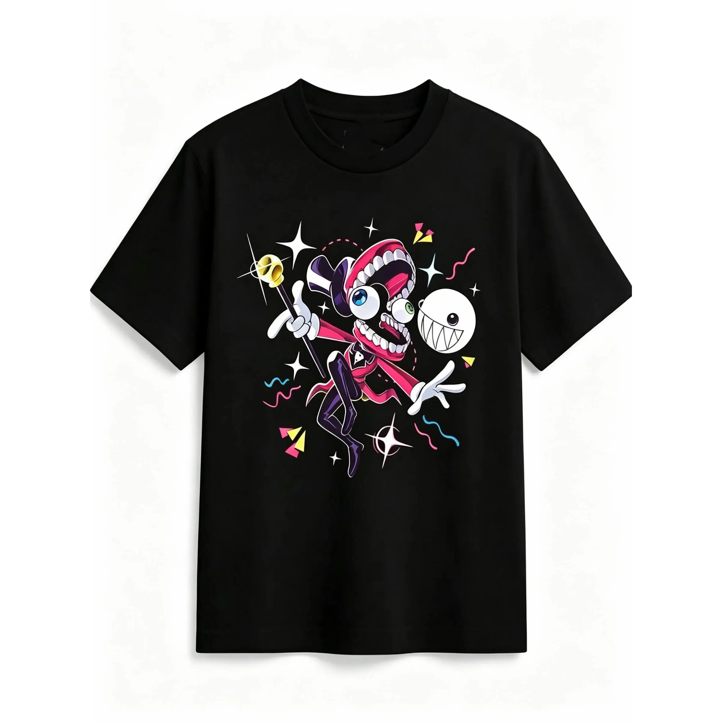 The Amazing Digital Circus Caine Dark Shirt| Caine Character Graphic T-Shirt| The Amazing Digital Circus Tee| Dark Aesthetic Cartoon Shirt| Unisex Animation Fan Tee