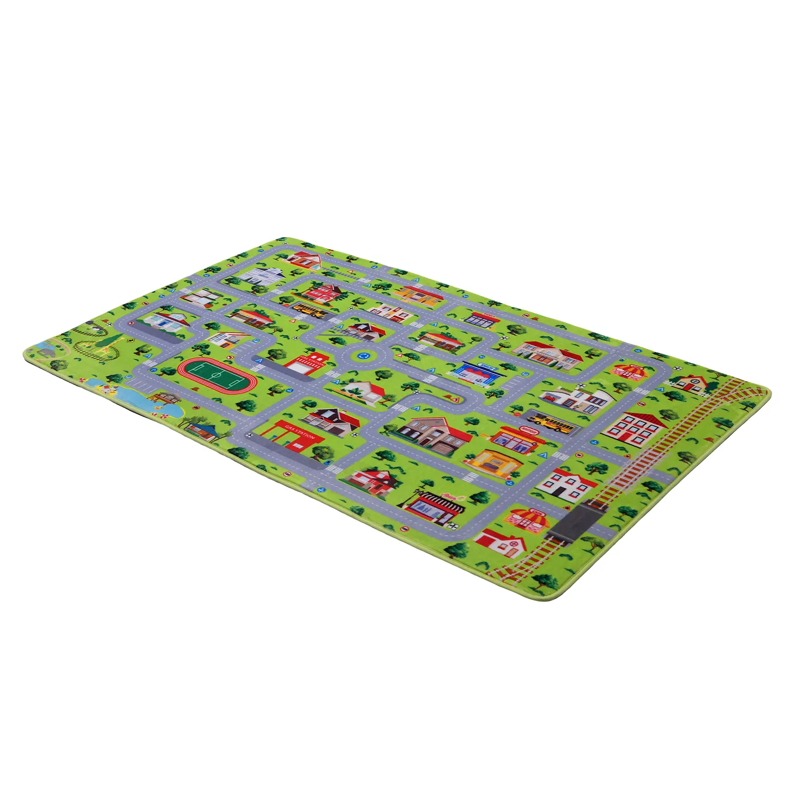 Garvee Extra Large Non-Slip Educational City Road Kids Car Play Rug – Ultra Soft Activity Carpet for Playroom, Nursery, Bedroom, Training Room