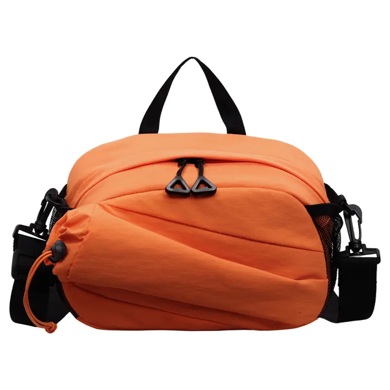 Large Capacity Waterproof Nylon Messenger Bag - Compact Shape, Lightweight, Versatile Solid Color, Zip Closure, Multi-Purpose for Outdoor Short-Distance Travel, Work, Overnight Laptop Use (Backpack/Crossbody/Shoulder Bag Options) tactical