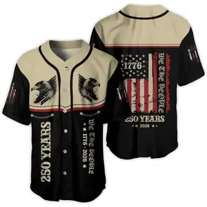 250th America Anniversary Baseball Jersey, Patriotic Military Shirt, US 250 Years, We The People Jersey, Independence Day #   USA 250th #   TikTokMadeMeBuyIt #   TikTokShop #   Independence Day