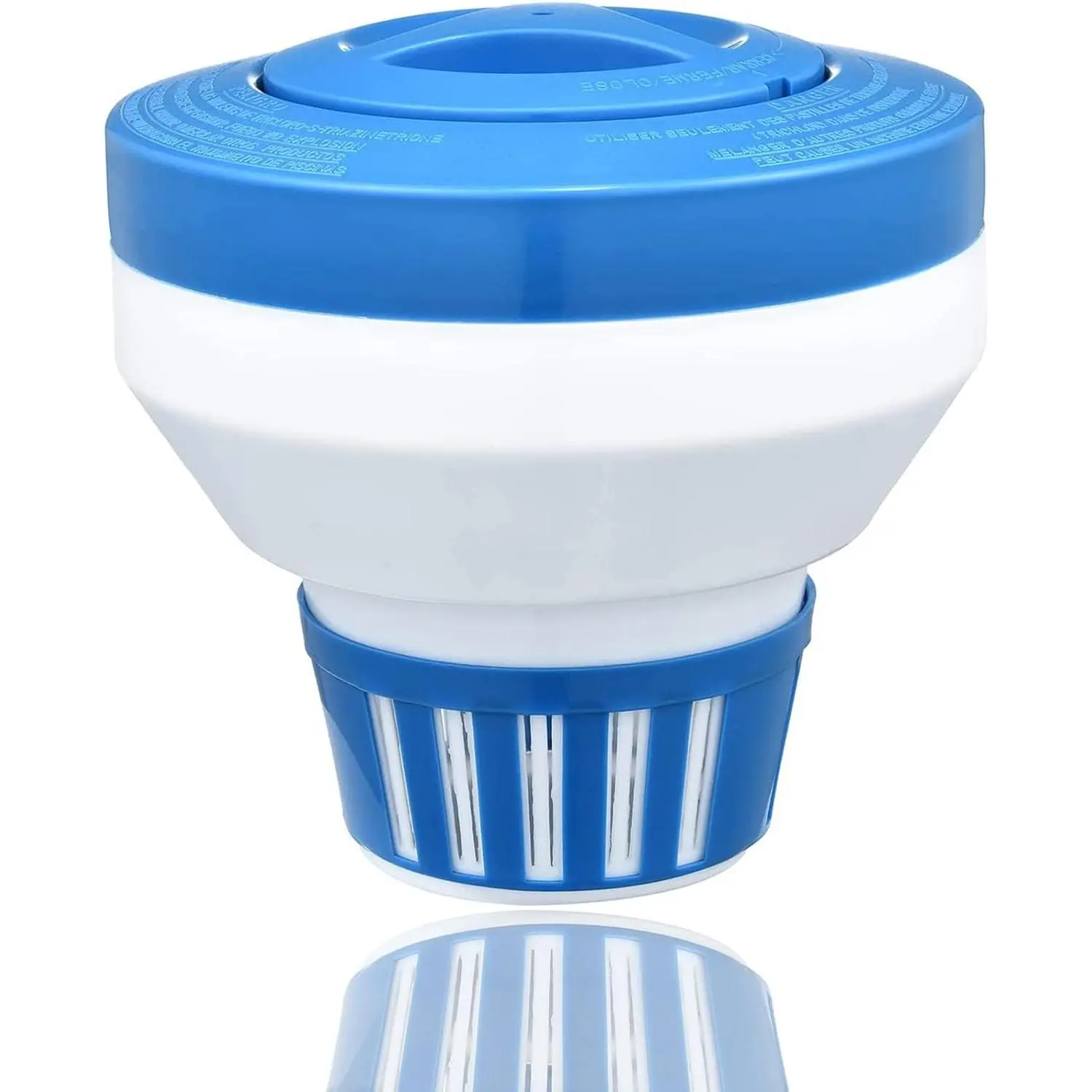 7.5" Large Floating Chlorine Dispenser - Adjustable Release for Indoor & Outdoor Swimming Pool and Hot Tub