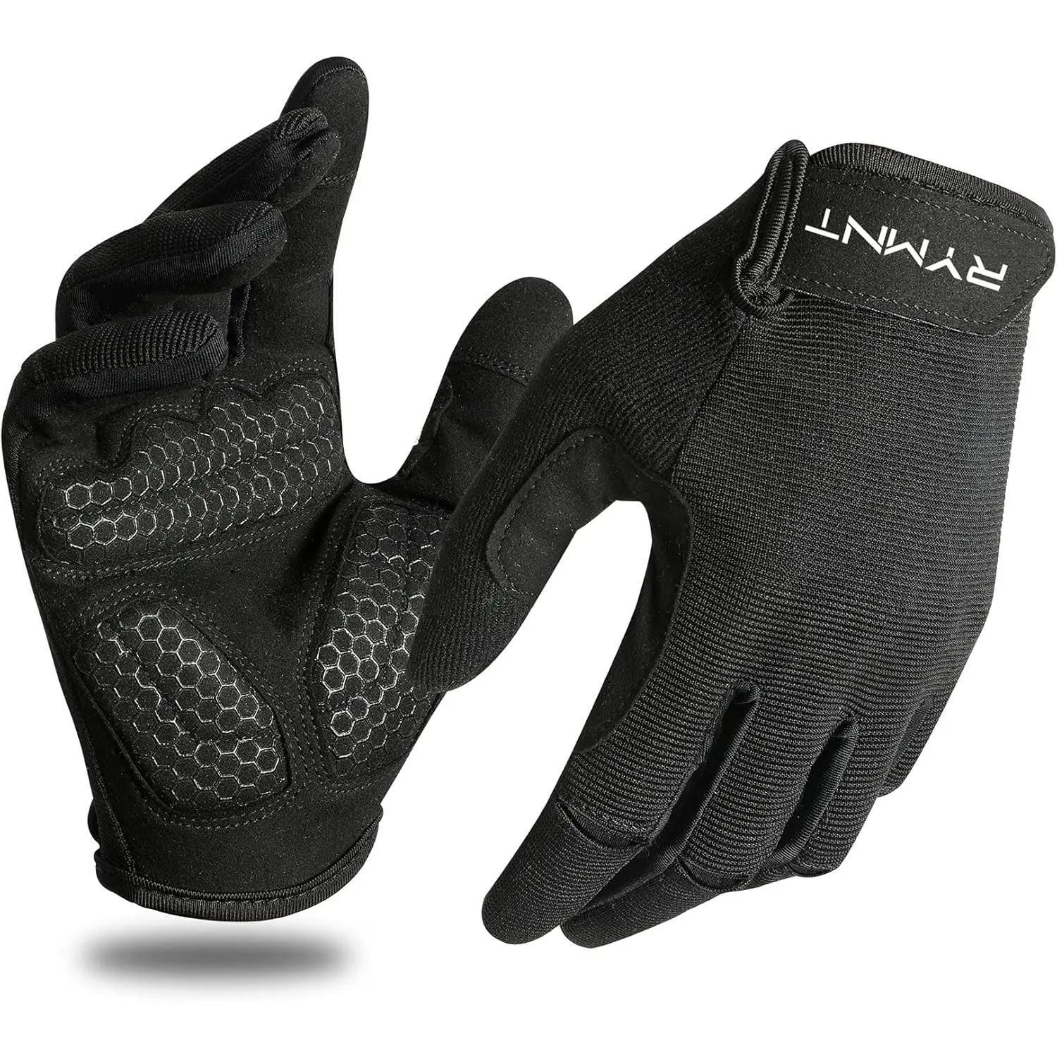 Outdoor sports Full Finger Workout Gloves for Men Women, Weight Lifting Gloves Foam Padded| Full Hand Coverage Grip Gym Gloves for Weightlifting, Exercise, Fitness, Training, Cycling, Tactical, Touch Screen, Anti-Slip