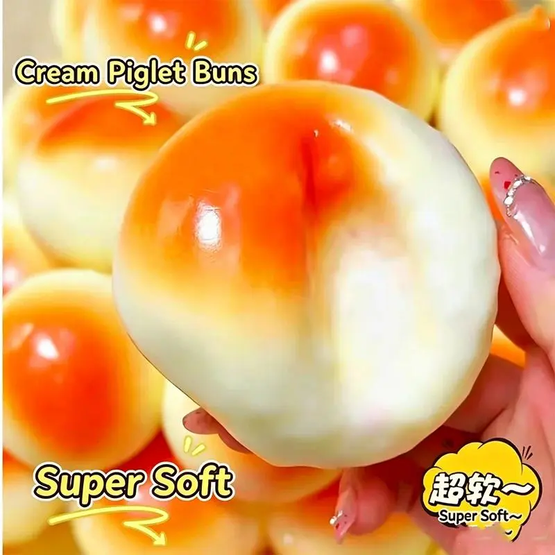 Crispy Mini Honey Bread Squeeze Pinch Ball DIY Decompresses  Slowly Rebounds Bake Dough Relieve Anxiety Toys Adults Gifts