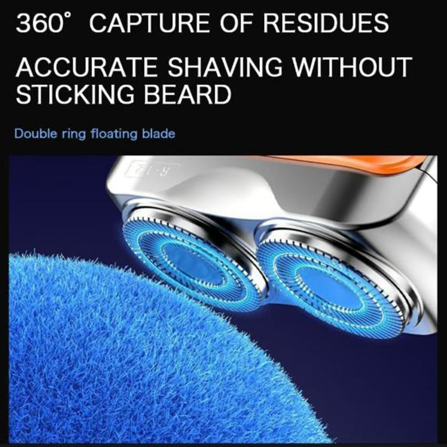 Portable Mini Electric Shaver for Men, Dual Ring Rotary Razor, USB Rechargeable Magnetic Washable Beard Trimmer for Home & Travel Portable Mini Electric Shaver for Men, Dual Ring Rotary Razor, USB Rechargeable Magnetic Washable Beard Trimmer for Home & Travel