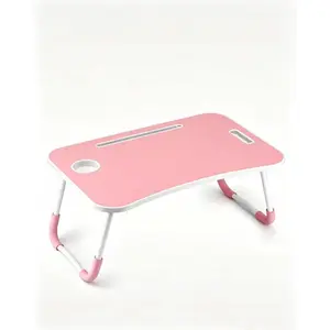 Portable Foldable Lap Laptop Bed Table With Cup Holder, Storage Drawer, Multifunctional Table For Home Use