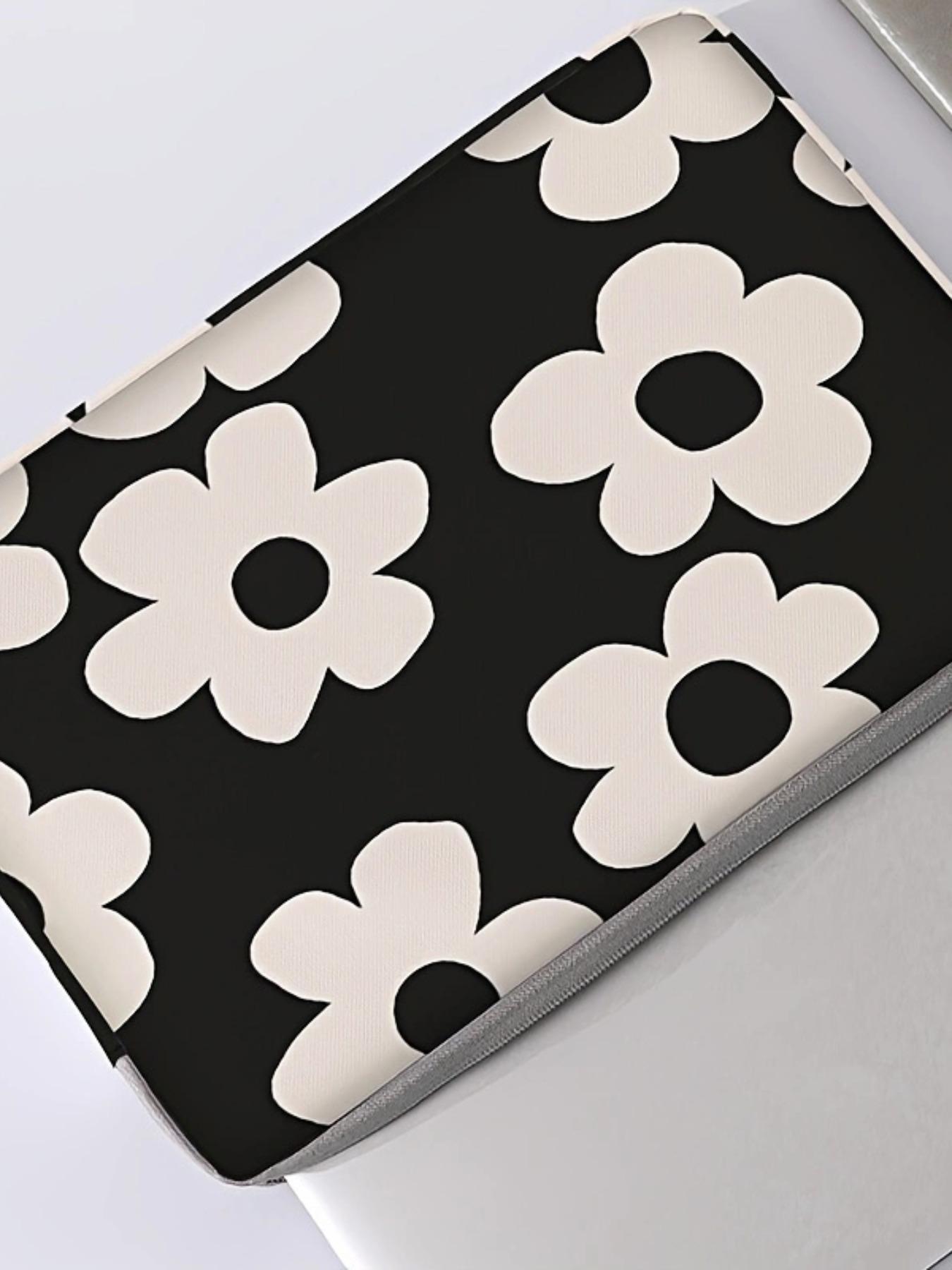 Floral Pattern Laptop Bag, Soft Laptop Cover, Laptop Zipper Storage Bag, Suitable for Laptop, Tablet Cover, Laptop Accessories, Laptop Sleeve