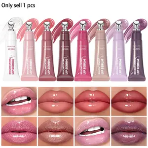 Mirror Jelly Hydrating Radiant Lip Gloss, Glossy Moisturizing Colorful Plump Finish, Vitamin E Enriched Lip Care, Ideal for Dry Cracked Lips
