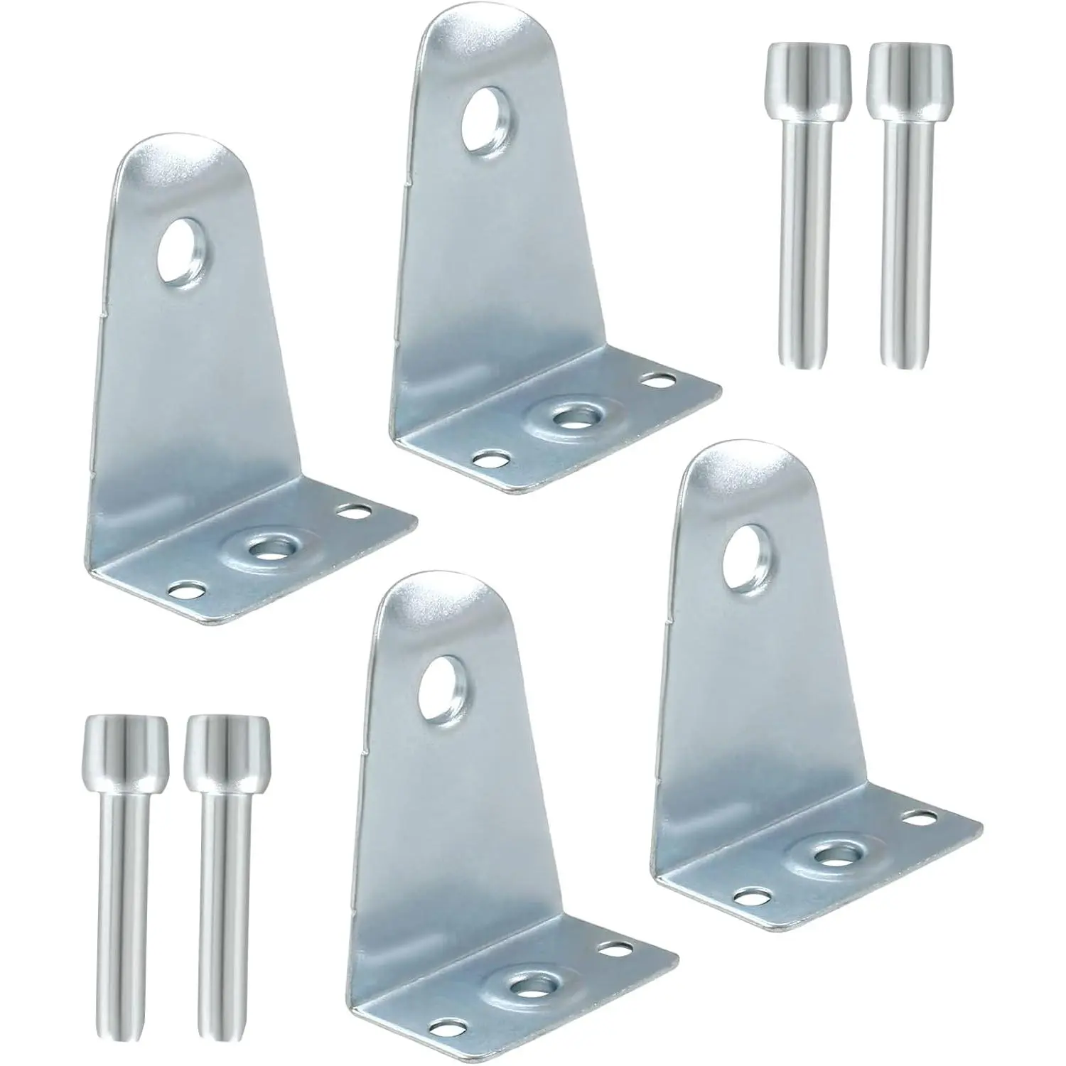 Metal Hold Down Brackets with Pins, 4 count, 2" | Blinds Brackets, Window Blinds Hold Down Brackets, Blind Bottom Rail Holder Replacements