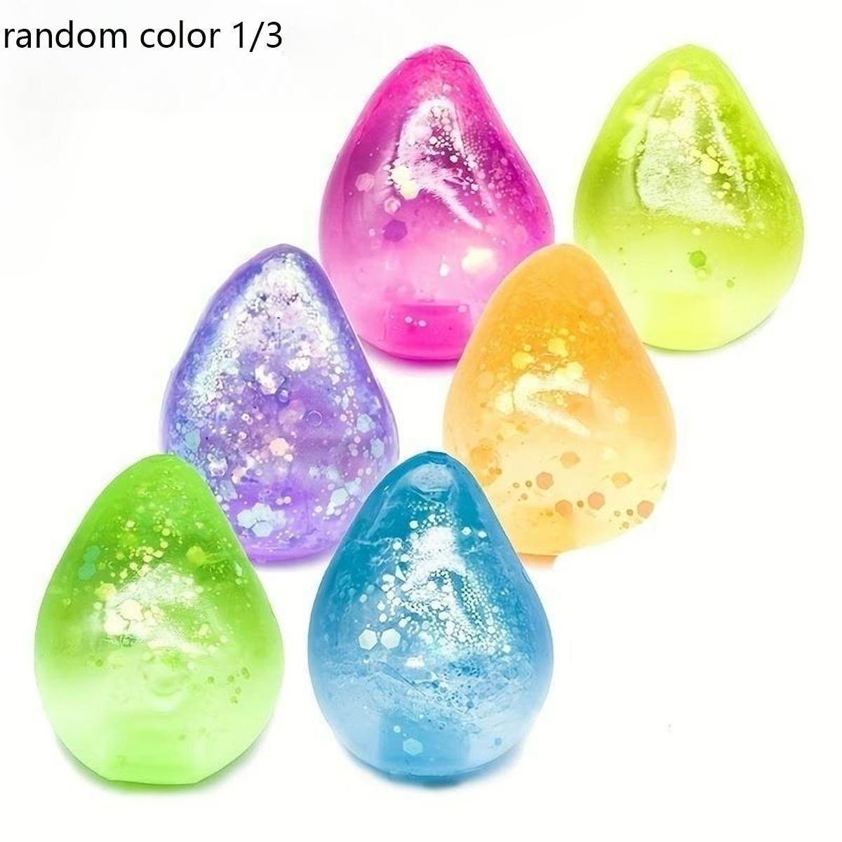 Colorful Crystal Simulated Water-Drop Squishy Toys, Soft & Fun Squeezable Toys, Ideal for Desk Decor & Classroom Rewards, Great Gifts