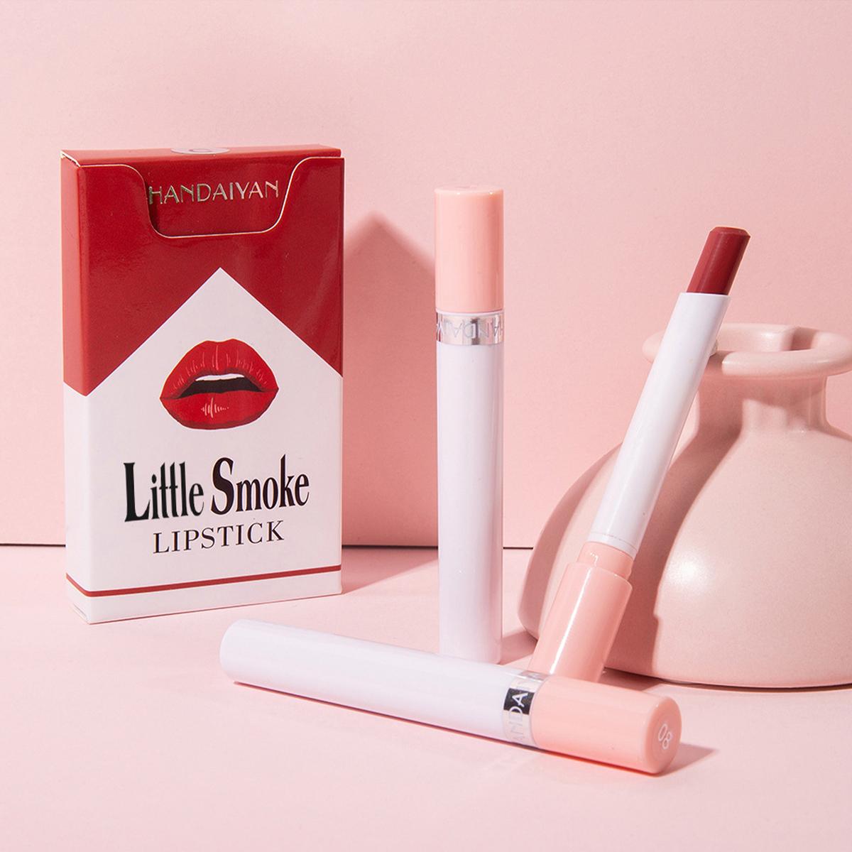 Long Lasting Lipstick, 4 Counts/set Waterproof Matte Lip Balm, Easy Coloring Lip Sticks, Suitable for All Occasions Lip Makeup, Girls and Women Makeup Accessories, Lip Stain Makeup, Gloss