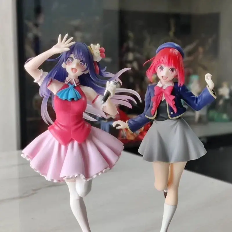 Anime Figure Oshi No Ko Ai Hoshino Arima Kana B Komachi Q Version Pvc Model Statue Desktop Ornament Collection Home Decor