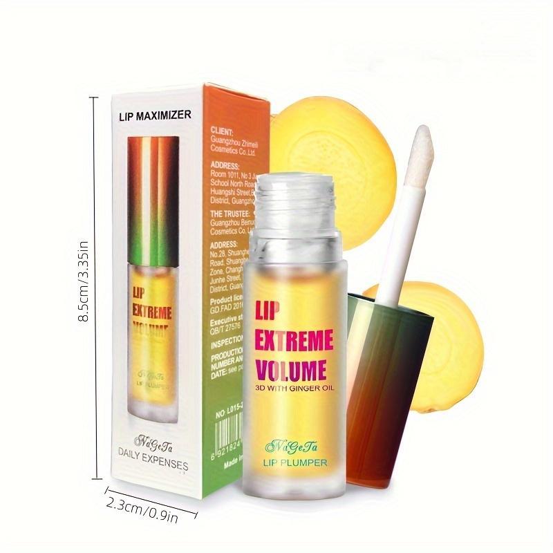 Long-Lasting Lip Plumper Oil Serum, Instant Volumizing Essence Oil that Increases Elasticity and Helps Repair Lip Fine Lines, Sexy Plumping Lip Balm Oil Skincare, Lip Moisturizer
