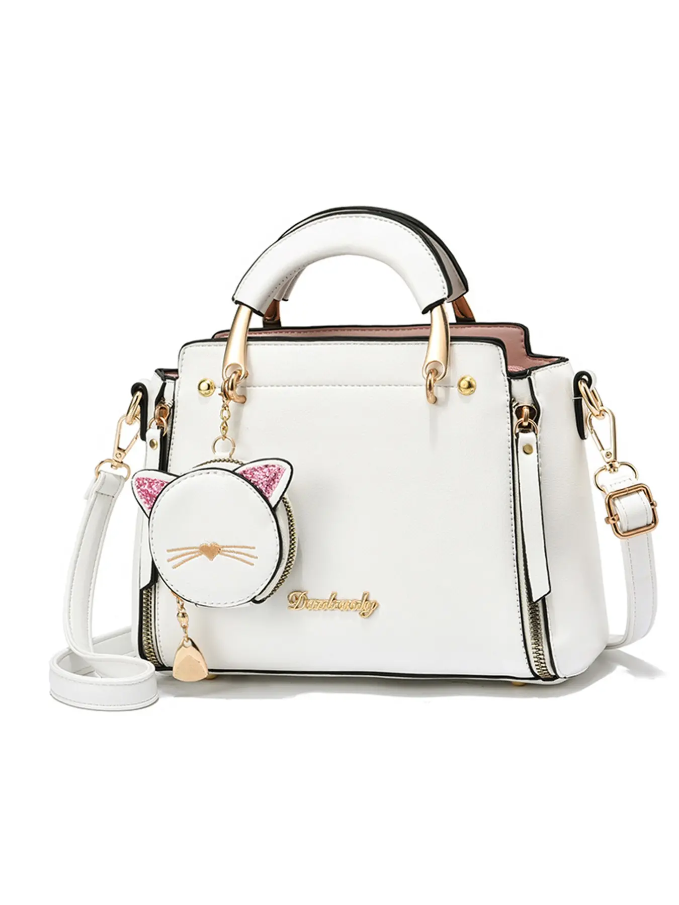 2 Piece Set Vintage Crossbody Handbag, Multi-Functional Large Capacity Bag, Fashion Design, Chic Handbag, Daily Use Handbag, New Arrival Women's Small Square Bag, Aesthetic Shoulder Handbag