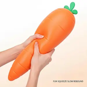 oversized simulated carrot pull-pull kneading music, home desktop leisure decompression toy, office stretching kneading vent ornament