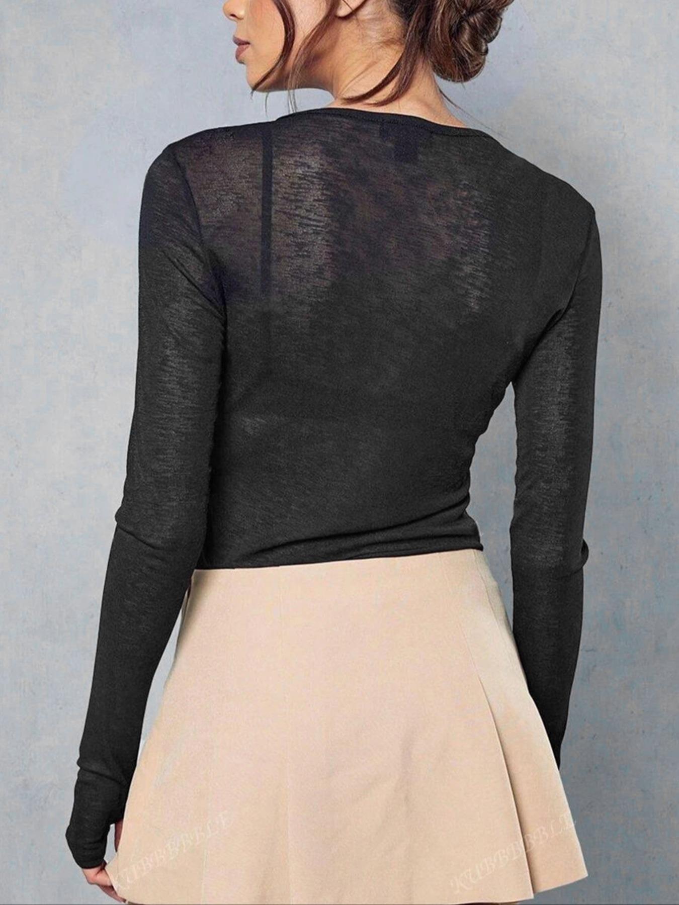 Women's Knitted Sweater, Stylish Warm Knitwear for Casual Outings, Cozy Winter Fashion for Ladies