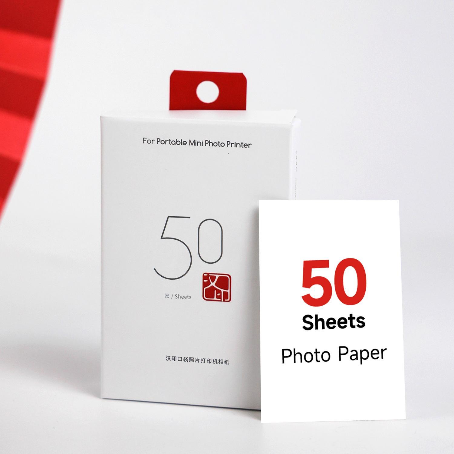 2* 3 Inch Graph Paper for Mini Printer, 20/50 Sheets/box Self Adhesive Photo Paper, Office Stationery & Supplies for Home School Office, Diy Sticker Paper #GLOBAL PICKS