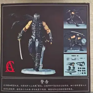 In Stock Ac Factory The Second Batch Ryu Black version Ryu Hayabusa Kaiyodo Revoltech Amazing Yamaguchi Ryu Hayabusa Figure Toy