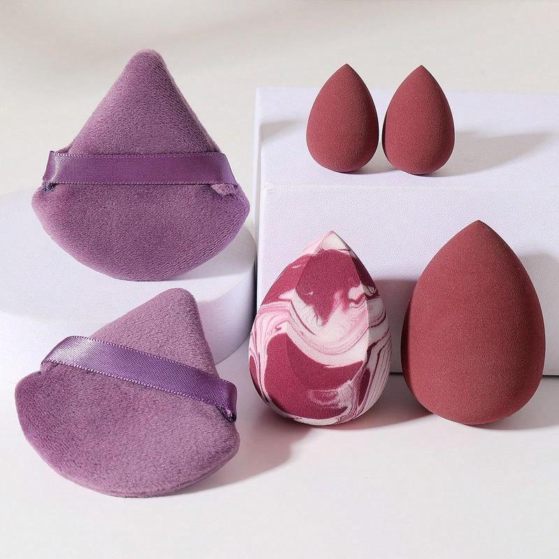 Beauty Blenders & Power Puff Set, Soft Makeup Puffs Contouring Blending & Facial Detailing Tool, Multi-functional Makeup Accessories