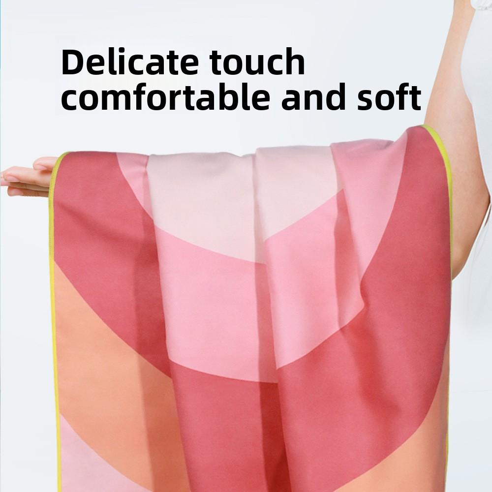Beach towel Double-sided velvet absorbent swimming microfiber beach towel Printed quick-drying sports towel Universal golf