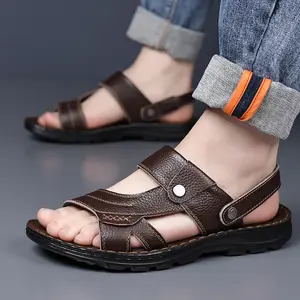 BDHJYDB Summer Men'S Lightweight Soft Beach Slippers, Versatile Slippers for Seaside Vacation And Daily Commute, Suitable for 11 Festive Occasions, Comfortable Insole Design, Ideal for Waterside Activities And Casual Wear