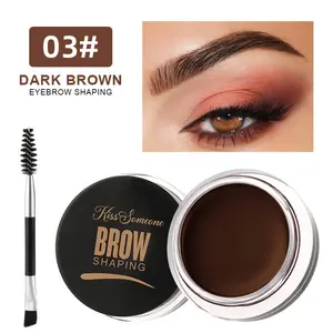 Six Color Wild Eyebrow Paste, Shaping Eyebrow Pencil, European & American Hair Shaping Paste, Fixing Glue, Soap Wax, Eyebrow Paste