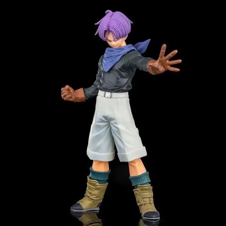 GT Ultimate Warrior Styling Tranx Purple Hair Blue Hair 19cm  Standing Position Handheld Model Ornament