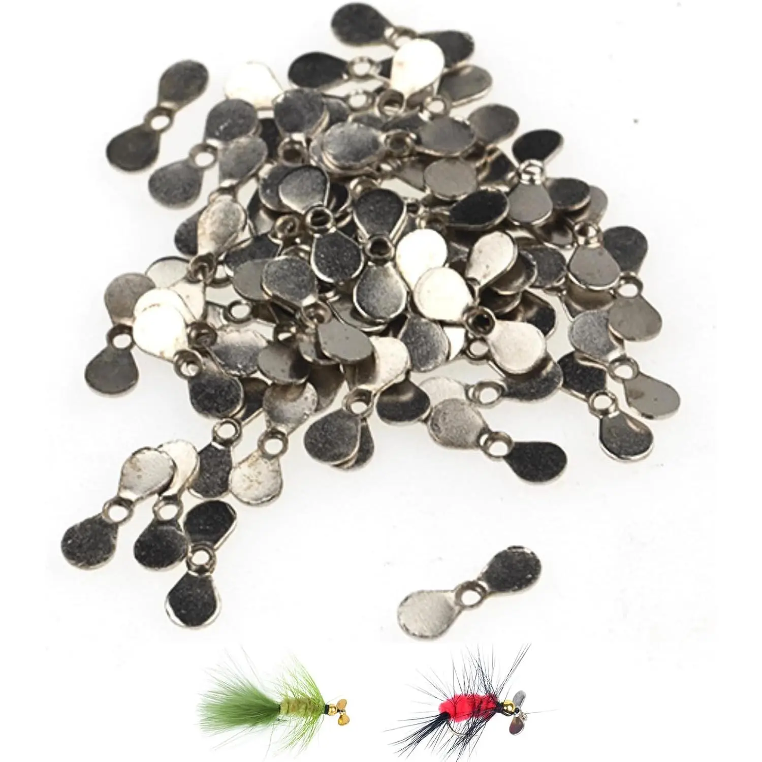 20 count Stainless Steel Propeller  for Topwater Fishing Lures,  Prop Components