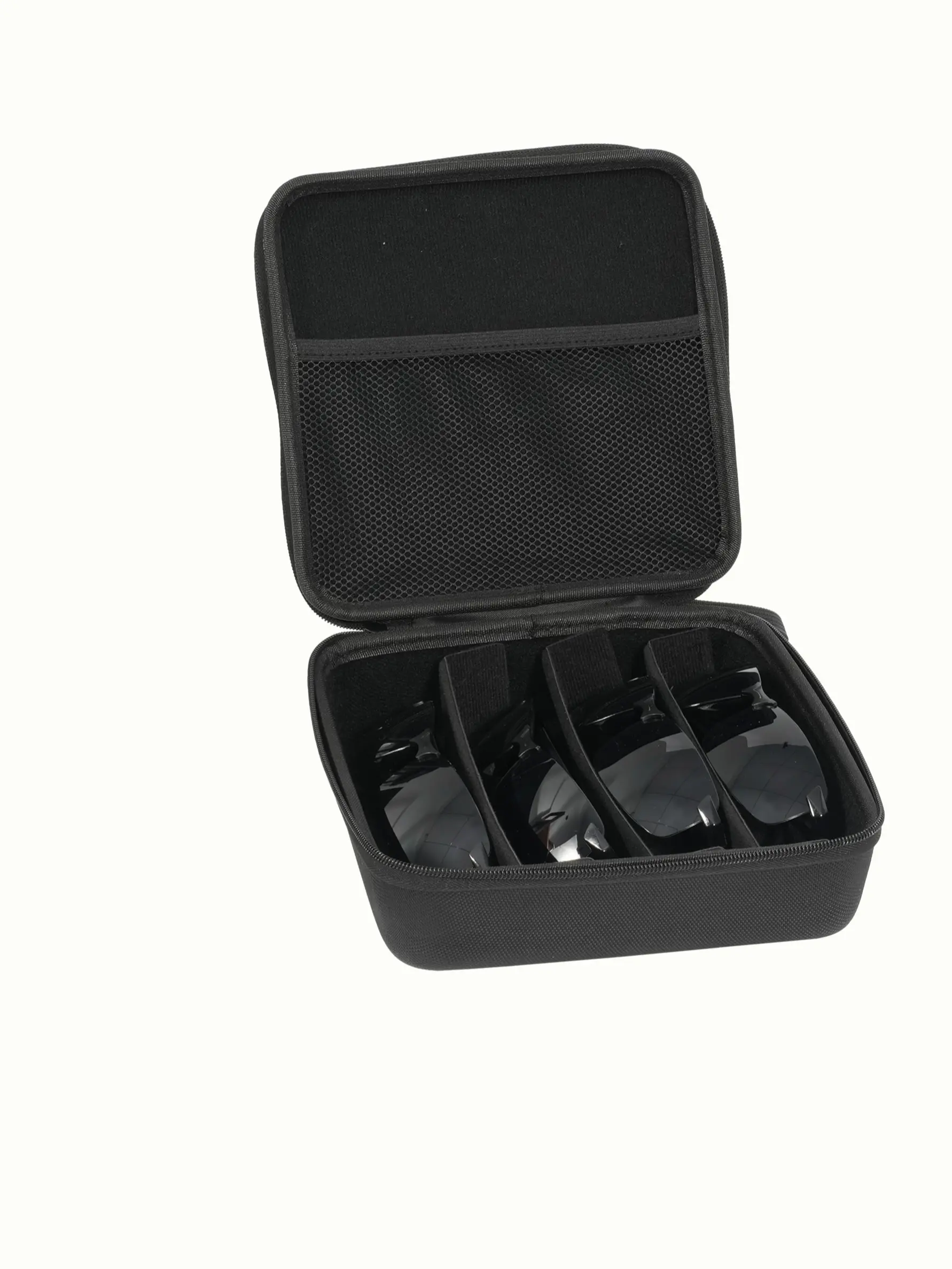 Eva4 Grid Eyewear Storage Case, Glasses Storage, Durable Hard Shell Protection, Portable Outdoor Carry, Shockproof and Pressure-Resistant Design