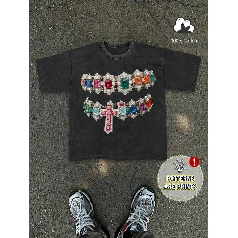 Manfinity EMRG Men Round Neck Short Sleeve Printed Casual T-Shirt, For Friends