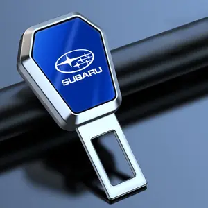 Car Interior Seatbelt Hole Cover, Rhombus Car Decorative Accessory, Subaru Sti Foreman Outback Impreza Forester Brz Xv Outback Metal Trim Plug