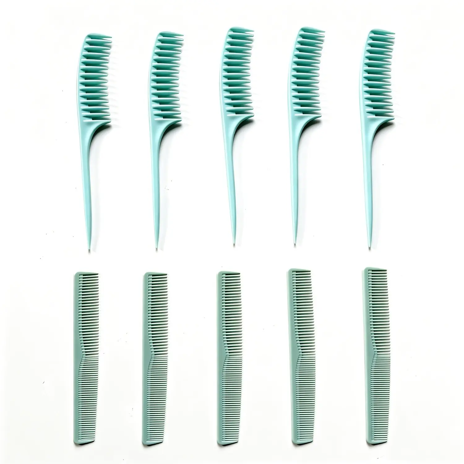 10 Pcs Comb Set, Includes 5 Large Combs and 5 Fine Combs, Ideal for Hair Styling and Maintenance, Perfect Gift for Hair Care Enthusiasts