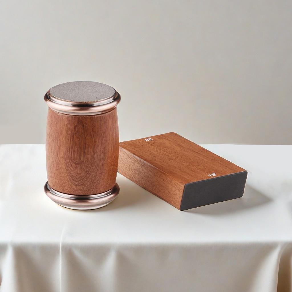 Manual Wooden Knife Sharpener, 2 Counts/set Knife Sharpening Tool, Grinding Disc Replacement, Household Home Kitchenware Accessories