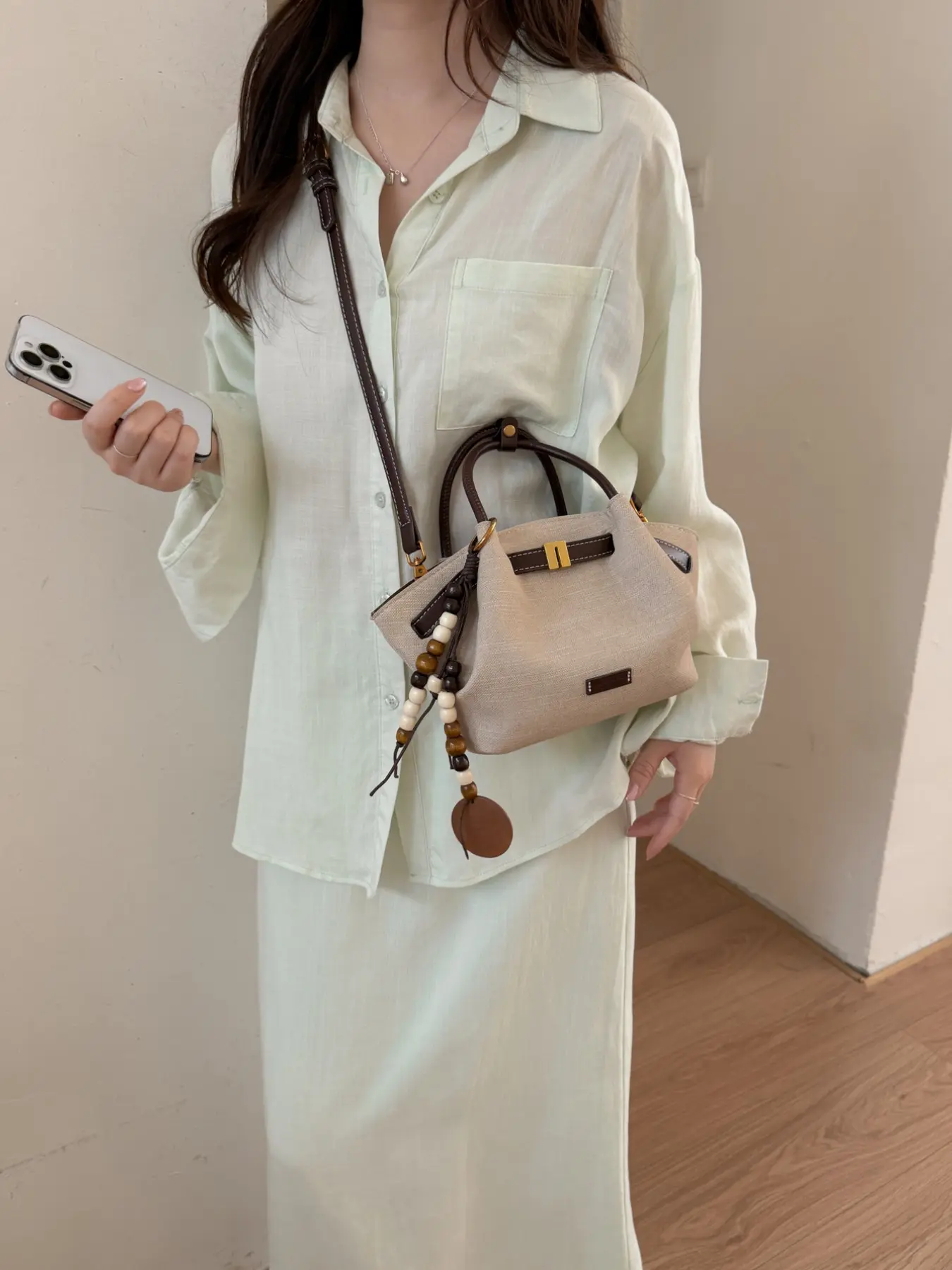 Unique Design Simple Tote Bag for Women, 2026 New Relaxing Style, Versatile Shoulder Crossbody Basket Bag, All Seasons Fashion Accessory