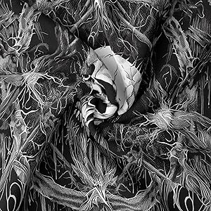 Skull Tapestry Gothic Black and White Tapestry wall hanging Dark Skeleton horror tapestry Aesthetic cool tapestry for bedroom Living Room Dorm (60 x 50 inches)