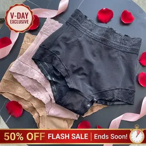 POP CLOSETS Women Butt Lifting Padded Panties - Lace High Waist Shapewear, Booty Pads Compression Body Sculpting Underwear