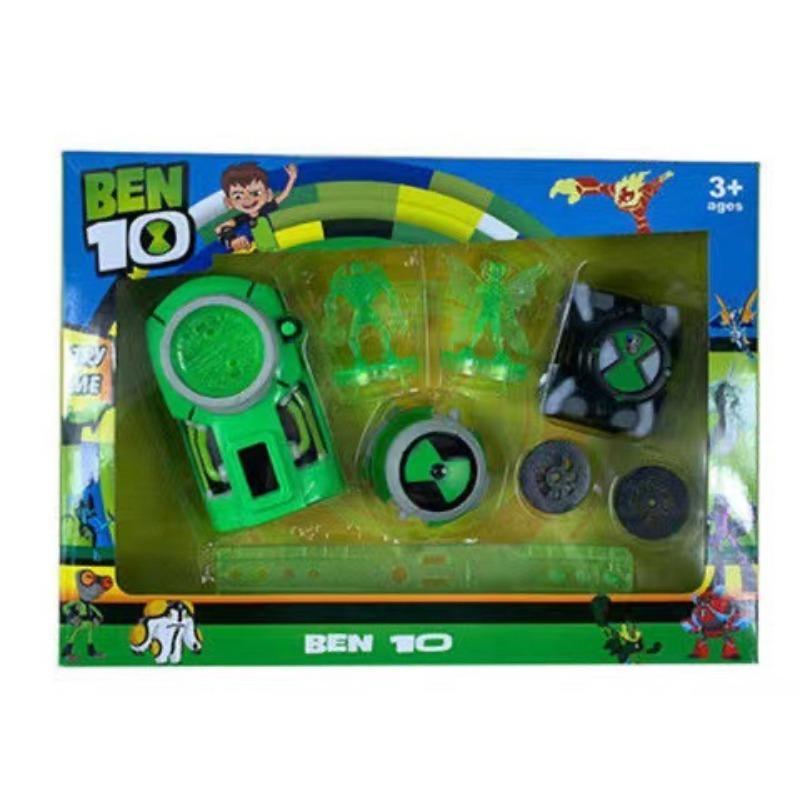 Original BEN10 Omnitrix Ben Tennyson Projection Watch Transformation Device Sound Light Action Figure Toy Collect Ornaments