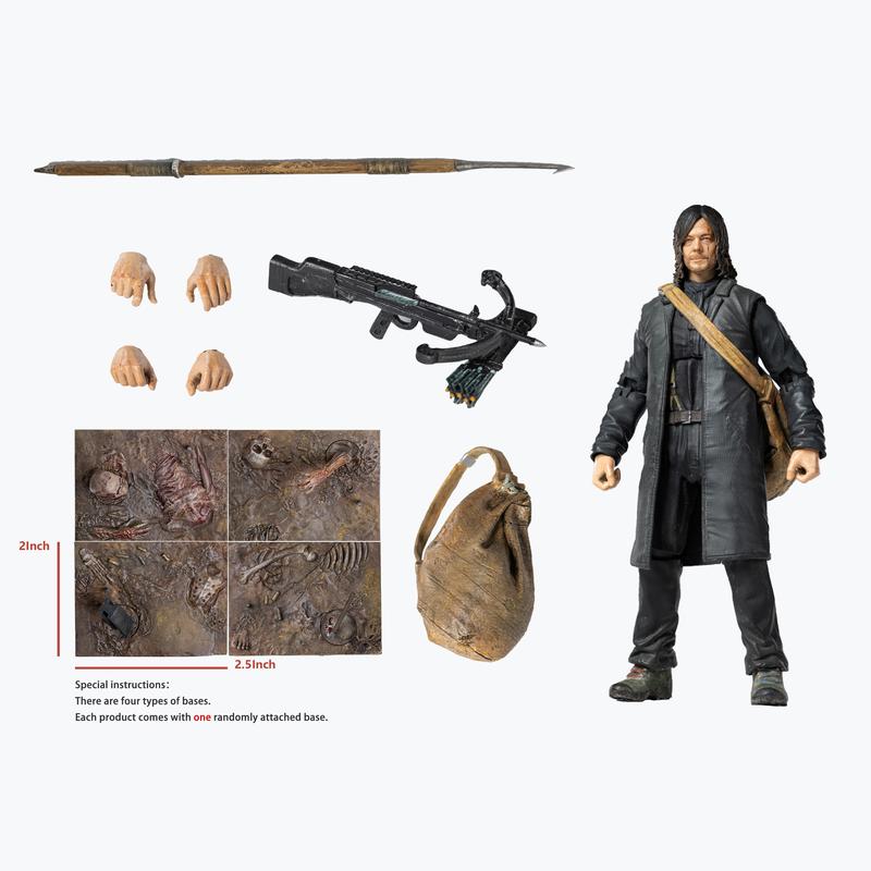 HIYA Exquisite Mini Series 1/18 Scale 4 Inch The Walking Dead Daryl Dixon Daryl Action Figure