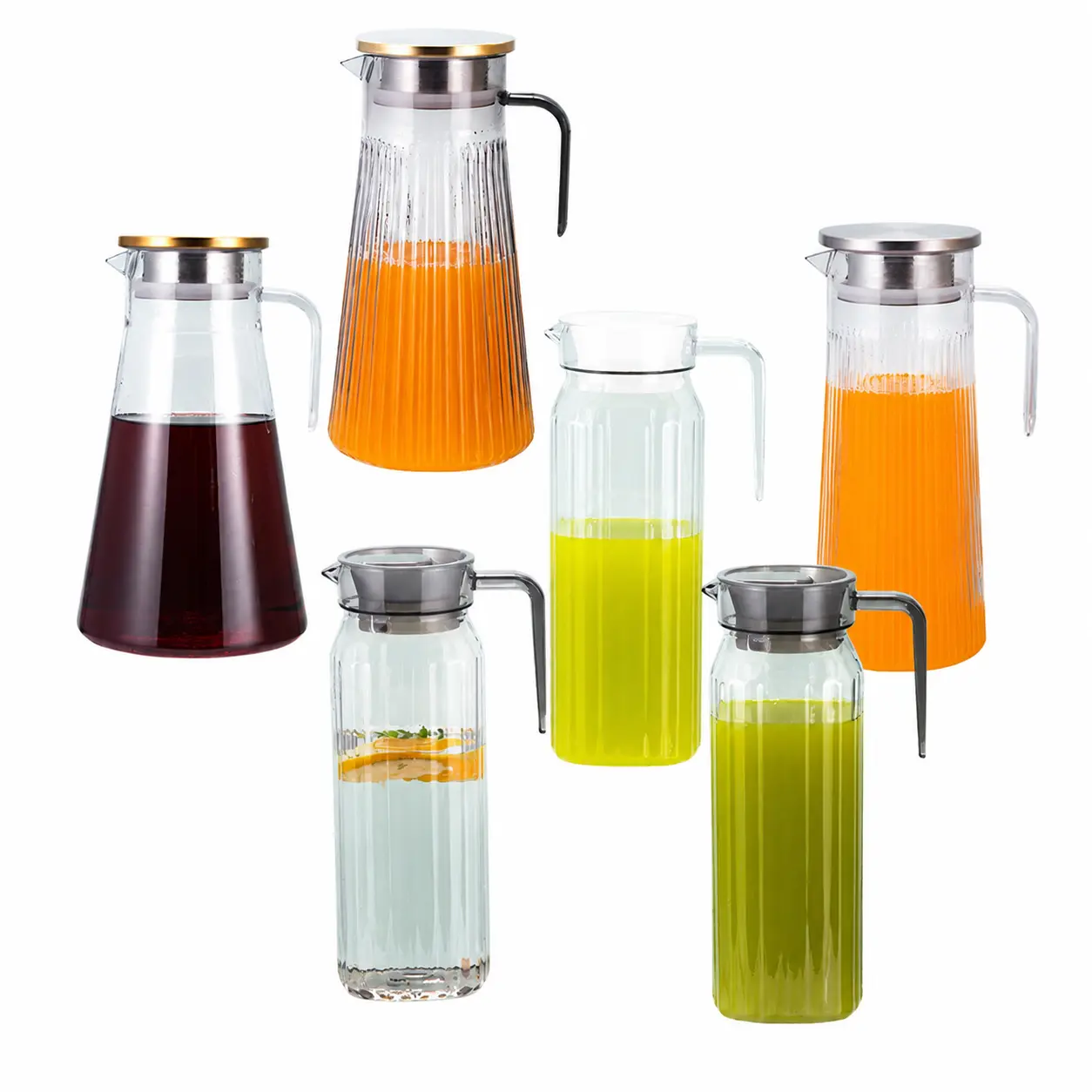 Durable BPA-Free Acrylic Juice Jug for Restaurants and Home Use – Clear Heavy-Duty Beverage Dispenser Ideal for Cold Drinks, Hot Water, Buffet Service, Bar Counters, and Kitchen Counter Storage