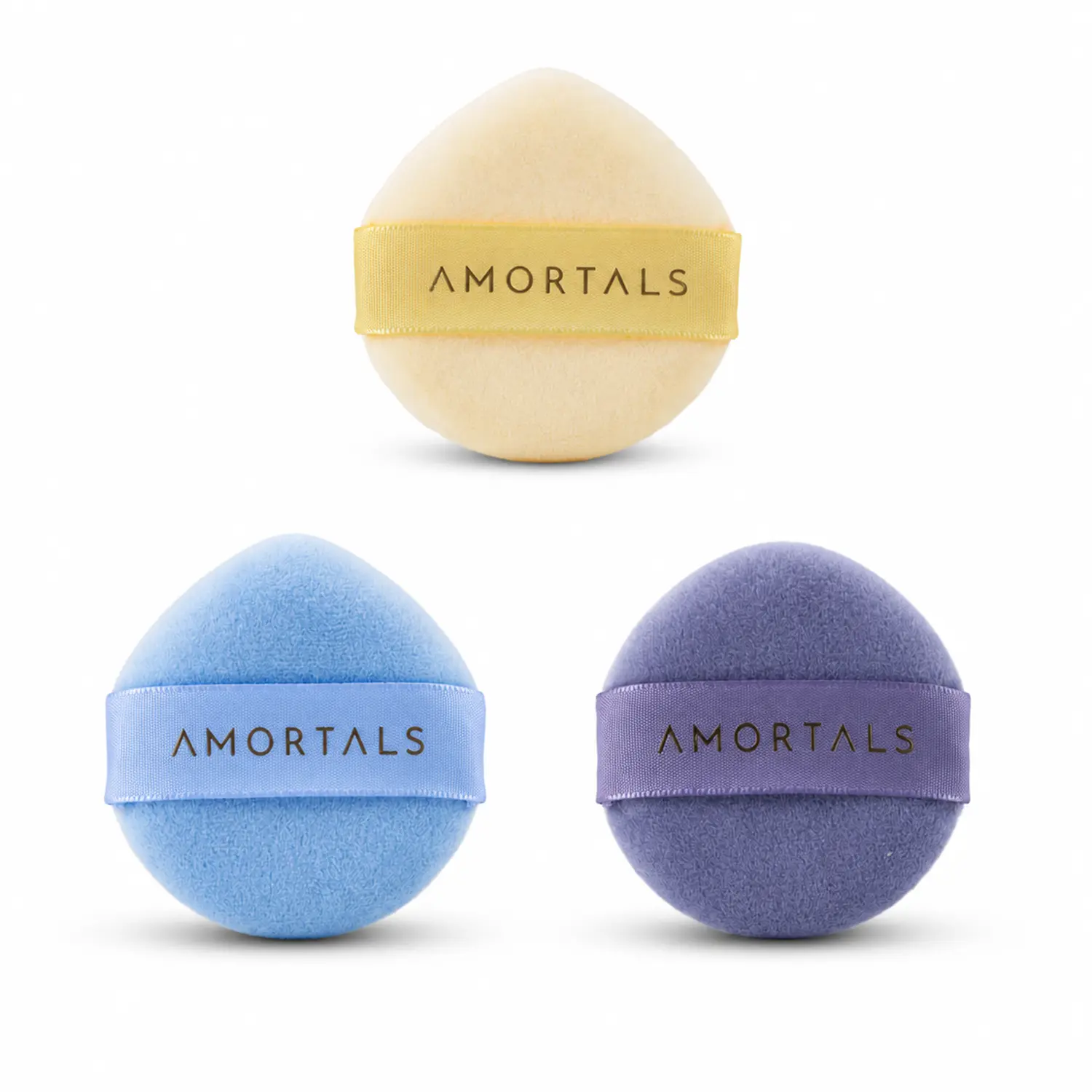 AMORTALS Nebula Powder Puff  Makeup puff– Ultra Soft Velvet Puff for Flawless Setting