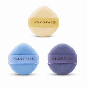 AMORTALS Nebula Powder Puff  Makeup puff– Ultra Soft Velvet Puff for Flawless Setting