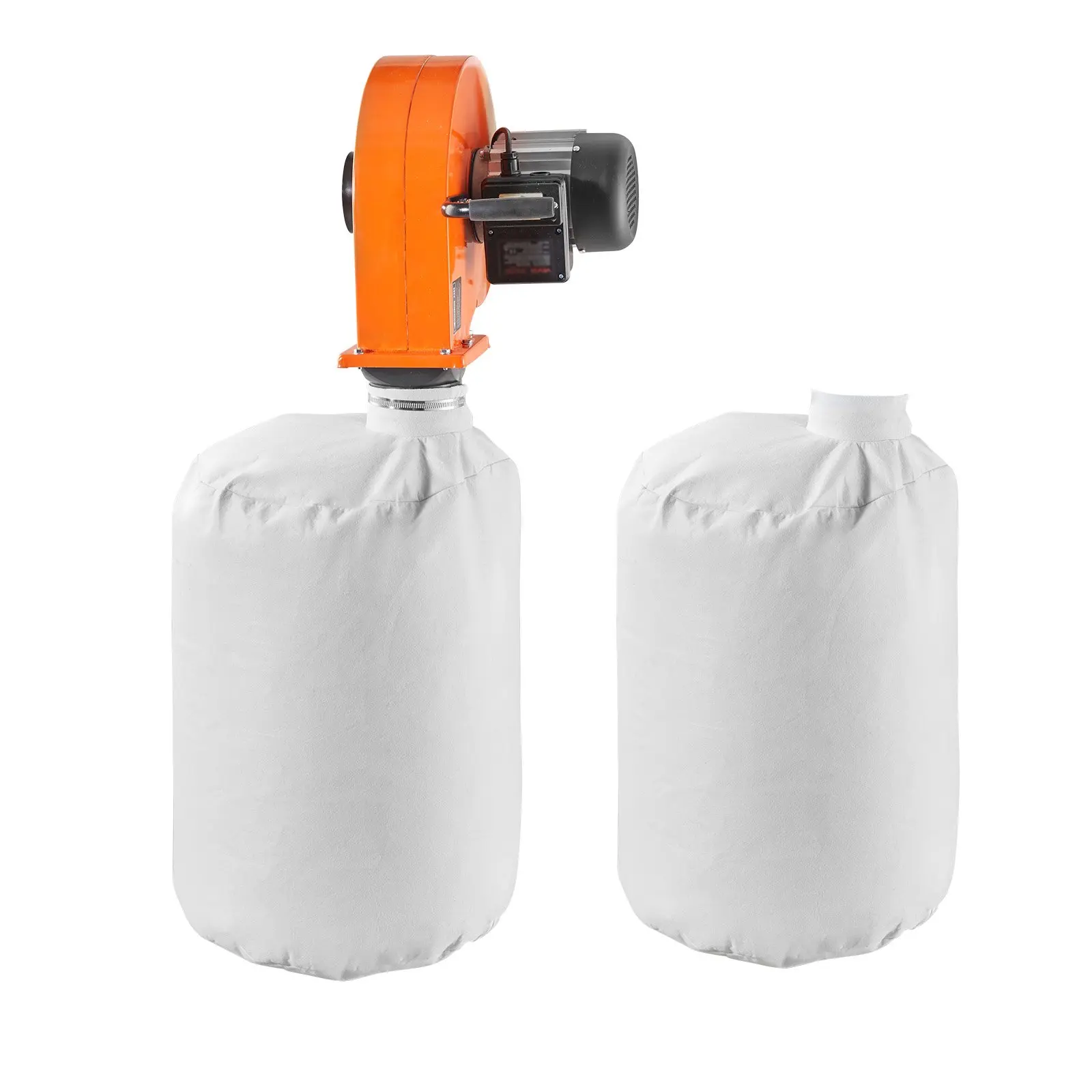 VEVOR Dust Collector, Wall Mount Dust Collector 1 HP, 560 CFM Woodworking Dusts Collectors with 2.5 Micron Collectors Bag, Dusts Collection System for Woodworking/Workshop, Industrial Factories
