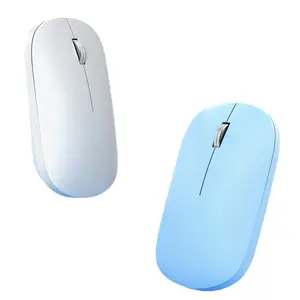 Ultra-thin ergonomic wireless Bluetooth rechargeable mouse, silent tablet office unlimited mouse