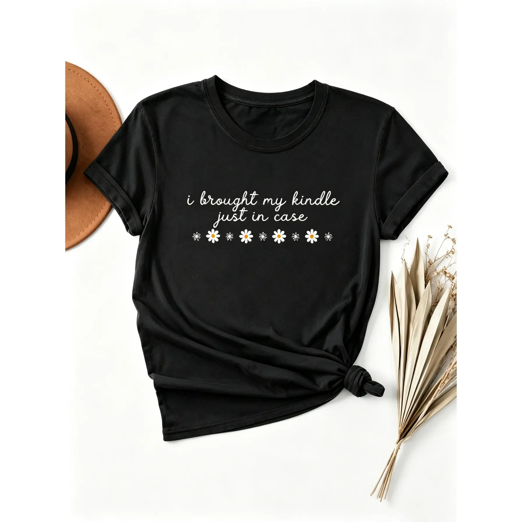 I Brought My Kindle Just In Case TShirt, Book Lover Tee, Funny Reading Tshirt, Bookish Gift, Introvert Booktok TShirt - Printfamily