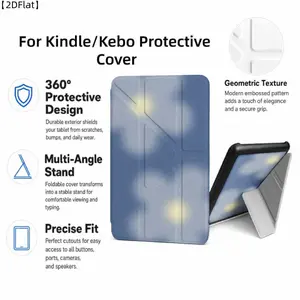 For Kindle/Kobo/Tolino Case, with stand Blue Cloud Sky Pattern for New Kindle 11Th 2019, for Kindle 11th Generation Case for Kindle 11Th (2022/2024), 6-Inch, 7-Inch Kindle Paperwhite 12Th Generation 2024 Vision Color (2024) /Vision 6 (2021）/Shine Color (2