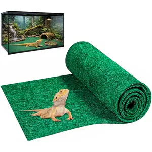 47*24 Inch Large Reptile Carpet Mat, Tank Bedding for Bearded Dragons, Snakes, Tortoises and Geckos