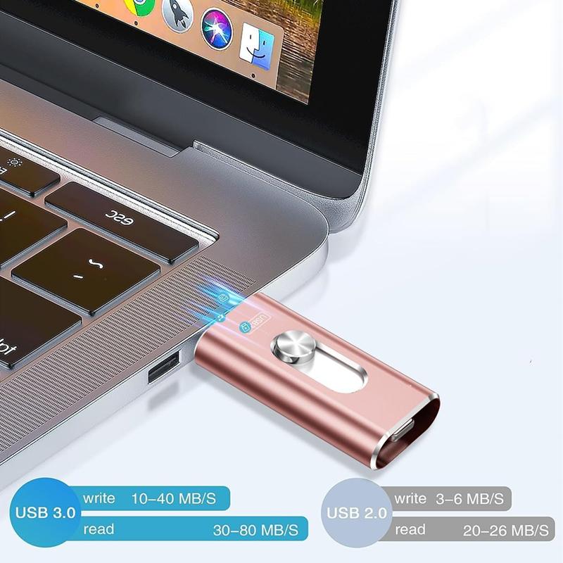 For iPhone 2TB USB Flash Drive 1TB 512GB 256G USB 3.0 Sticks External Storage Pen Drive Phone Android PC Copy Photo Videos Files type c pendrive memory